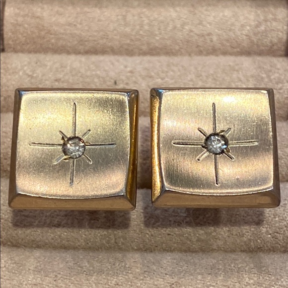 Vintage Mid Century Starburst Cufflinks